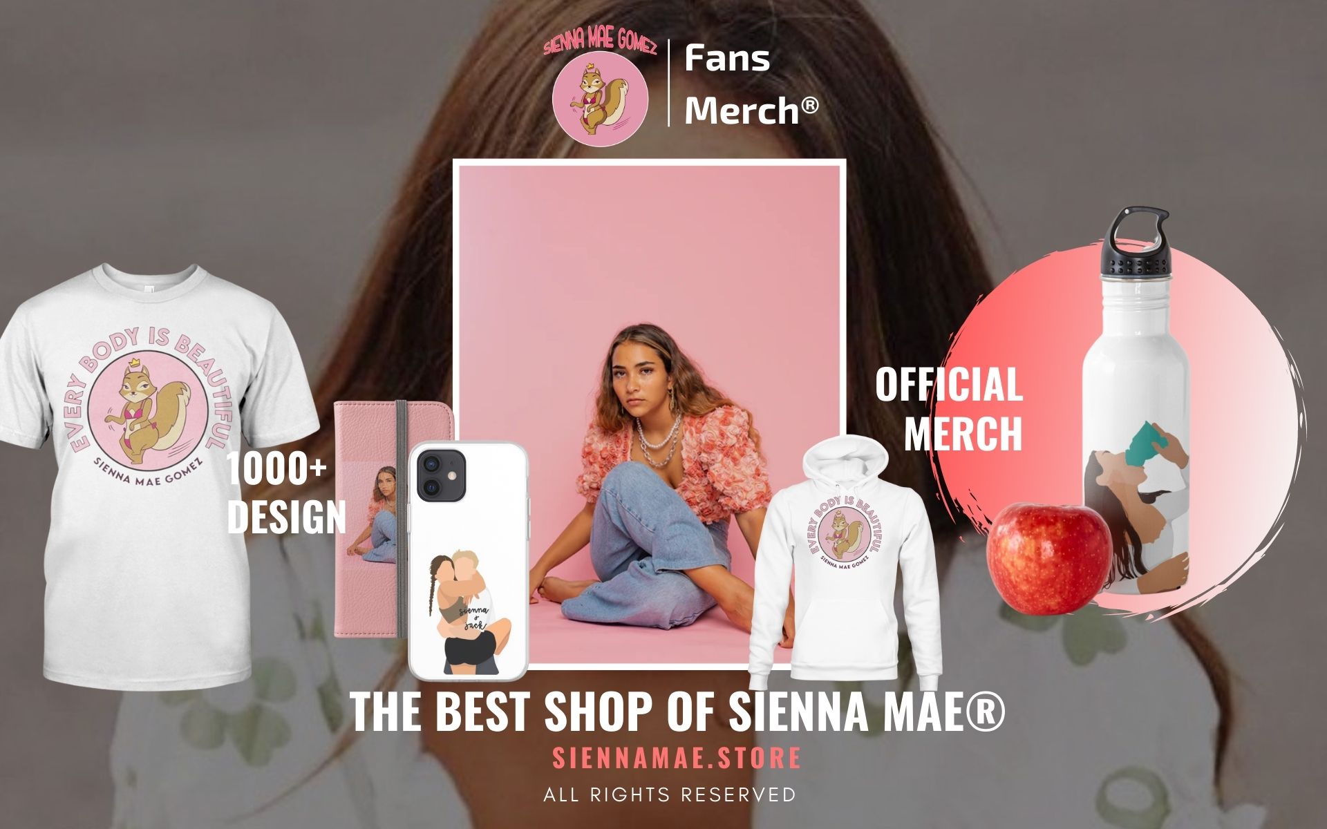 Sienna Mae Merch Web Banner - Sienna Mae Store
