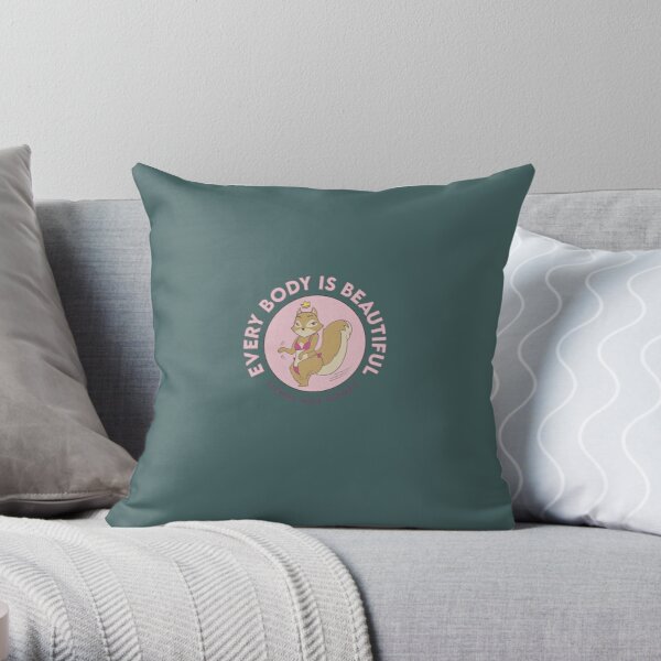 Sienna Mae Gomez Every Body Is Beautiful Throw Pillow RB1207 product Offical Siennamae Merch